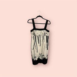 Vintage Deco Black and White Sundress